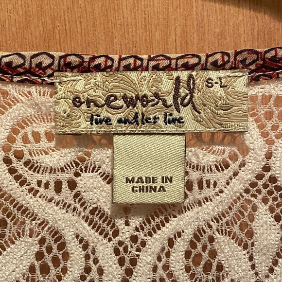 oneworld lace cover-up - Picture 3 of 4